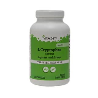 Vitacost, L-triptófano, 500 mg, 240 cápsulas