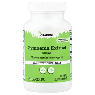 Vitacost, Gymnema Extract, 520 mg, 120 Capsules