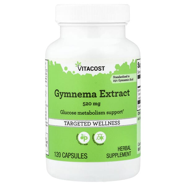 Vitacost, Gymnema Extract, 520 mg, 120 Capsules — product photo 1