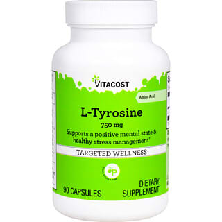 Vitacost, L-Tyrosine, 750 mg, 90 Capsules