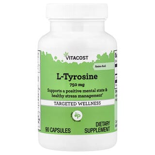 Vitacost, L-Tyrosine, 750 mg, 90 Capsules