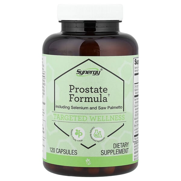 Vitacost, Synergy®, Prostate Formula including Selenium and Saw Palmetto, 120 Capsules — product photo 1