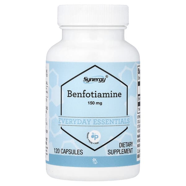 Vitacost, Synergy®, Benfotiamine, 150 mg, 120 Capsules — product photo 1
