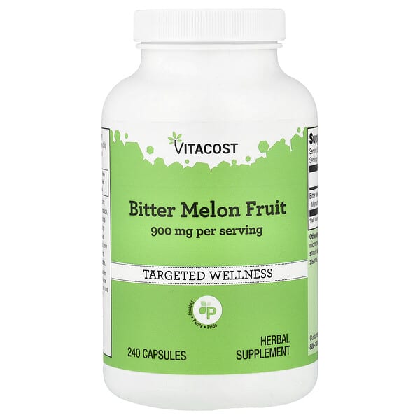 Vitacost, 여주 열매, 캡슐 240정(캡슐 1정당 450mg)