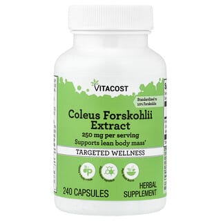 Vitacost, Coleus Forskohlii Extract, 240 Capsules (125 mg per Capsule)