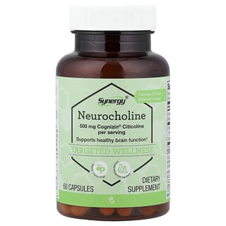 Vitacost, Neurocholine with Cognizin Citicoline, 500 mg, 60 Capsules