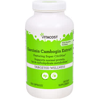 Vitacost, Garcinia Cambogia Extract Including Chromium Picolinate Featuring Super CitriMax®, 300 Capsules