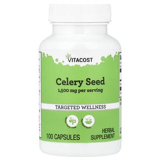 Vitacost, Celery Seed, 100 Capsules (500 mg per Capsule)