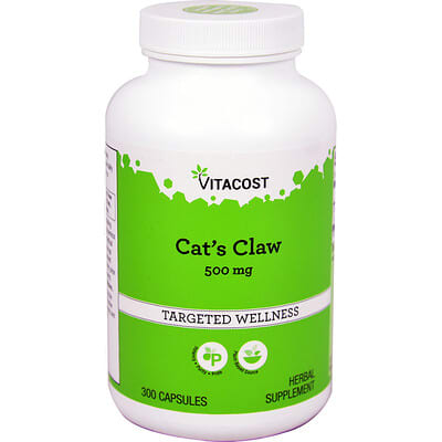 Vitacost, Cat's Claw, 500 mg, 300 Capsules