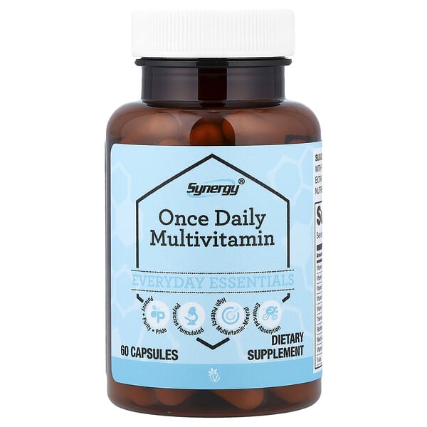 Vitacost, Synergy®, Once Daily Multivitamin, 60 Capsules — product photo 1