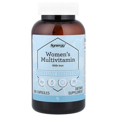 Vitacost, Synergy®, Women's Multivitamin With Iron, 240 Capsules