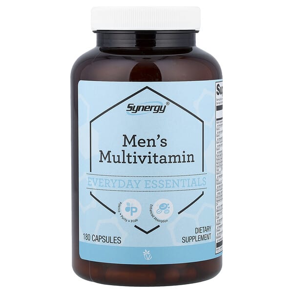 Vitacost, Synergy®, Men's Multivitamin, 180 Capsules — product photo 1