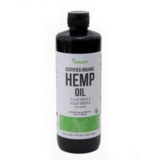 Vitacost, Certified Organic Hemp Oil - Non-GMO, 24 fl oz