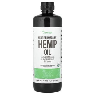 Vitacost‏, Certified Organic Hemp Oil - Non-GMO, 24 fl oz