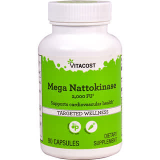 Vitacost, Mega Nattokinase, 2000 FU, 90 Capsules