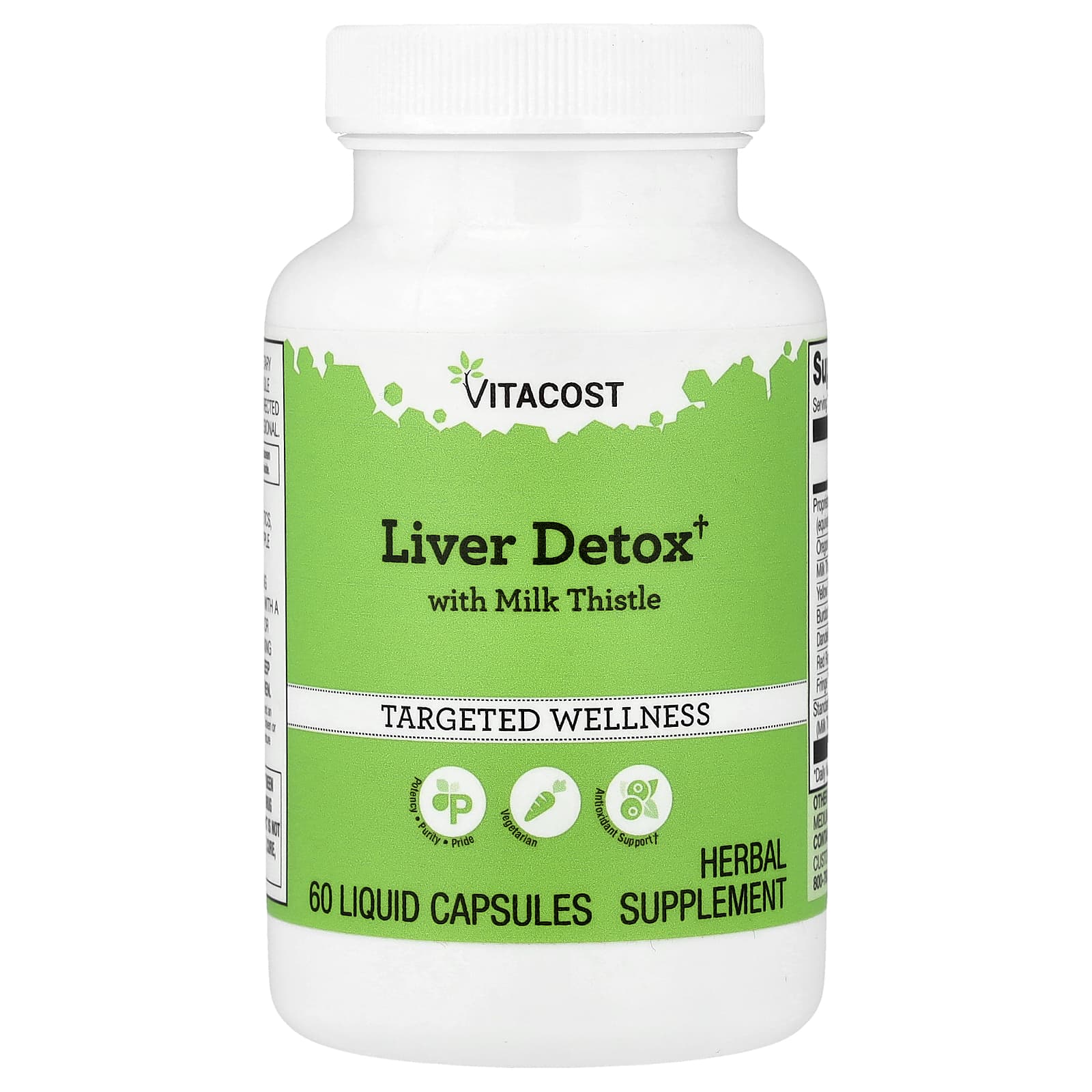 Liver Detox With Milk Thistle, 60 Liquid Capsules