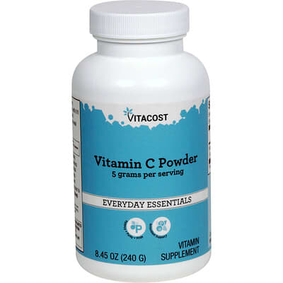 Vitacost, Vitamin C Powder, 5 g, 8.45 oz (240 g)