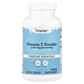Vitacost, Prášok s vitamínom C, 5 g, 240 g