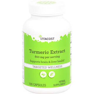 Vitacost, Turmeric Extract, 800 mg per serving, 100 Capsules