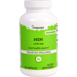 Vitacost, MSM, 1,000 mg, 120 Capsules