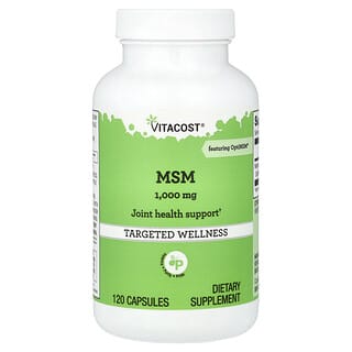 Vitacost‏, الميثيل سلفونيل ميثان ، 1،000 ملجم ، 120 كبسولة