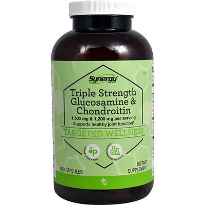 Vitacost, Synergy®, Triple Strength Glucosamine & Chondroitin, 360 Capsules