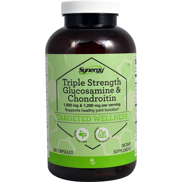 Vitacost, Synergy®, Triple Strength Glucosamine & Chondroitin, 360 Capsules — product photo 1