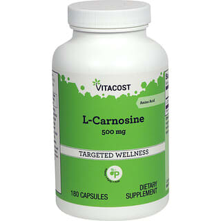 Vitacost, L-Carnosine, 500 mg, 180 Capsules