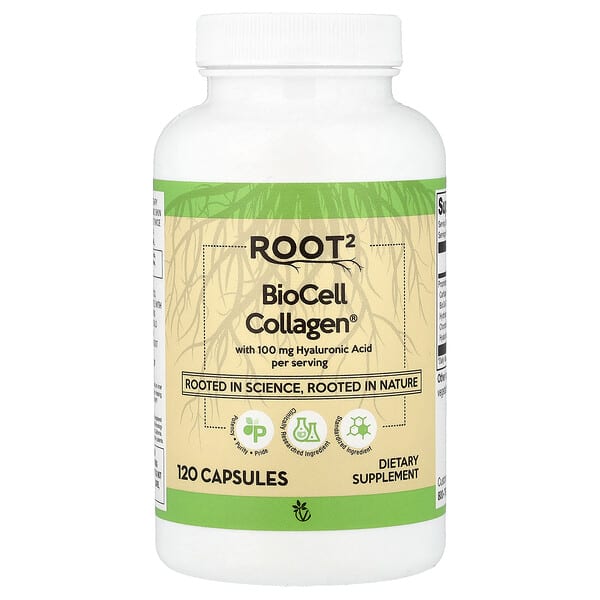 Vitacost, Root2, BioCell Collagen®, 120 Capsules — product photo 1