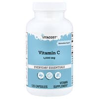 Vitacost, 維生素 C，1000 毫克，125 粒膠囊
