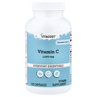Vitacost, Vitamin C, 1,000 mg, 125 Capsules