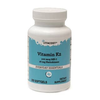 Vitacost‏, فيتامين ك 2 ميناكينون -7 مع الناتوكيناز ، 200 كبسولة هلامية
