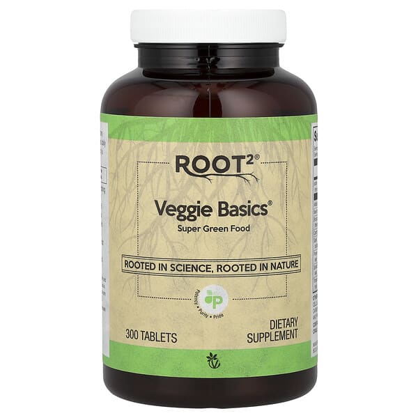Vitacost, Root2®, Veggie Basics®, 300 Tablets — product photo 1