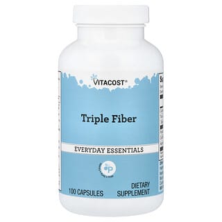Vitacost, Triple Fiber, 100 Capsules