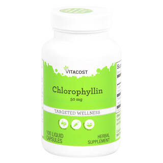 Vitacost‏, كلوروفيلين ، 100 كبسولة سائلة