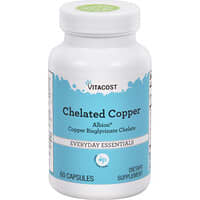 Vitacost, Chelated Copper, 60 Capsules