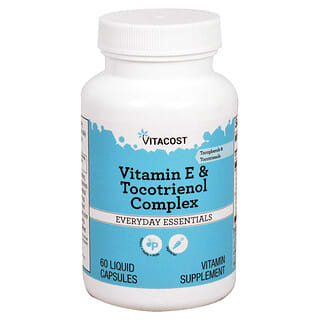Vitacost‏, Vitamin E & Tocotrienol Complex, 60 Liquid Capsules