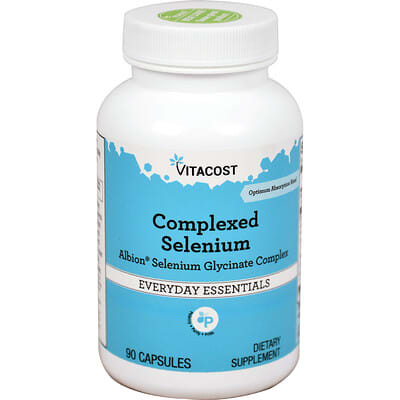 Vitacost, Complexed Selenium - Albion® Selenium Glycinate Complex, 90 Capsules