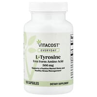 Vitacost, Everyday, L-Tyrosine, 500 mg, 100 Capsules