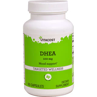 Vitacost‏, DHEA, 100 mg, 60 Capsules