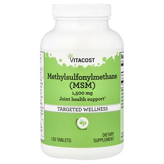 Vitacost, Methylsulfonylmethane (MSM), 1500 mg, 120 Tablets
