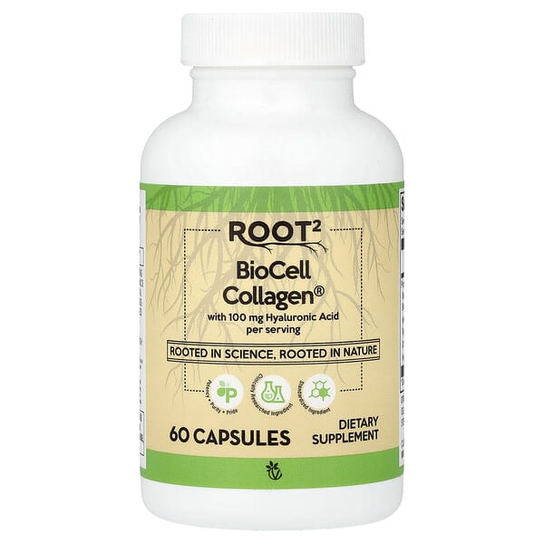Vitacost, Root2, BioCell Collagen®, 60 Capsules — product photo 1