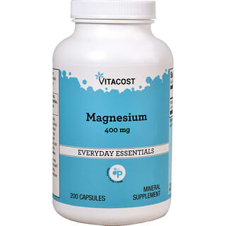 Vitacost, Magnesium, 400 mg, 200 Capsules