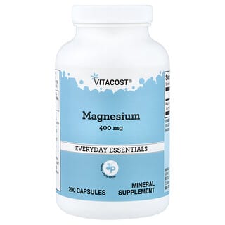 Vitacost, Magnesium, 400 mg, 200 Capsules