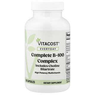Vitacost, Complete B-100 Complex, 100 Capsules