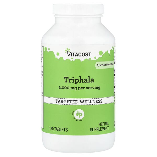 Vitacost, Triphala, 180 de comprimate