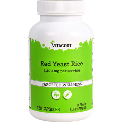 Vitacost, Red Yeast Rice, 120 Capsules (600 mg per Capsule)
