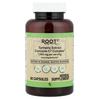 Vitacost, Root2®, Ekstrak Kunyit Kurkumin C3 Kompleks®, 60 Kapsul