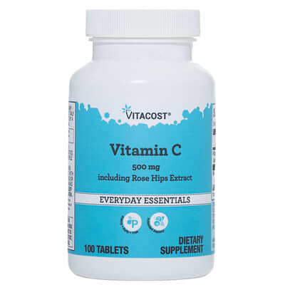 Vitacost, Vitamin C Including Rose Hips Extract, 100 Tablets