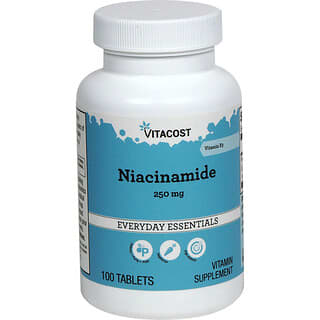 Vitacost, Niacinamide - Vitamin B-3, 250 mg, 100 Tablets